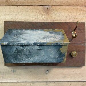 Wall trunk box on an upcycled wood for wall decoration